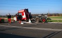 Schwerer VU PKW LKW B 59 Pulheim Rich Bocklemuend P016